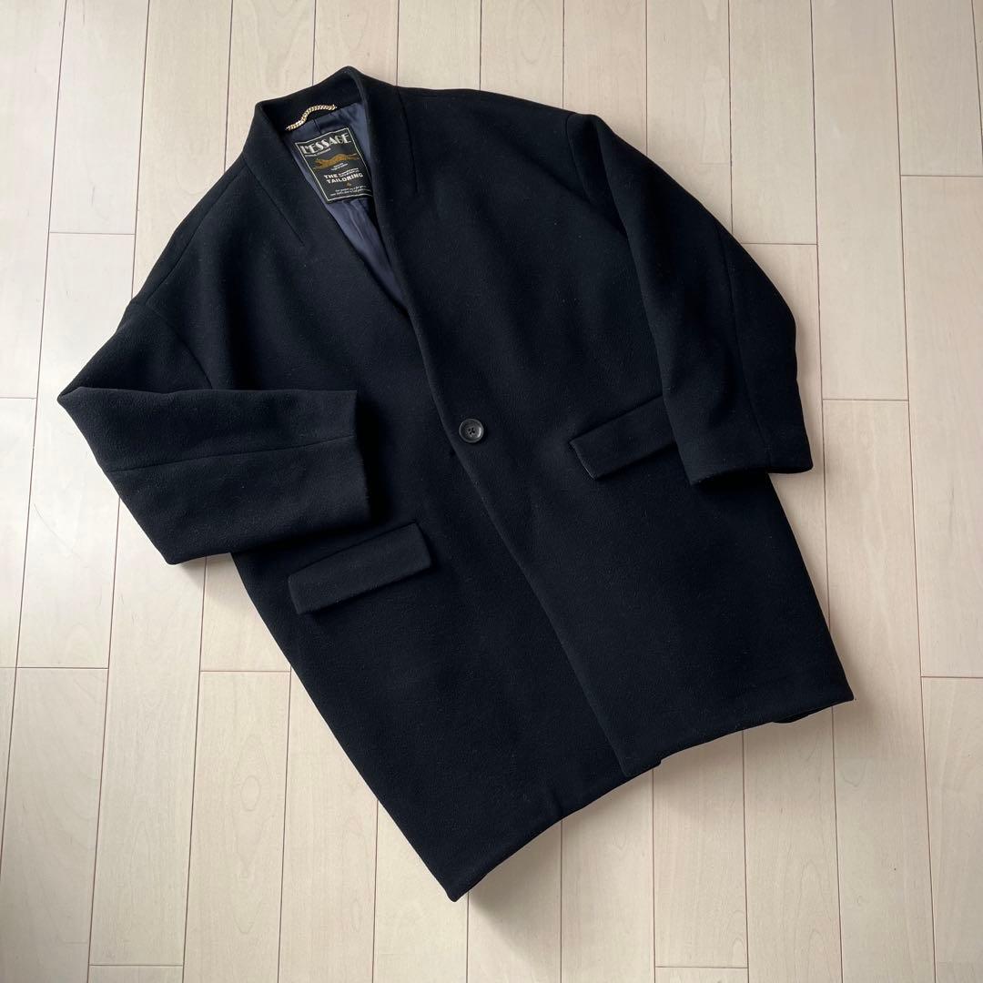 JOURNAL STANDARD L’ESSAGE ノーカラーコクーンコート