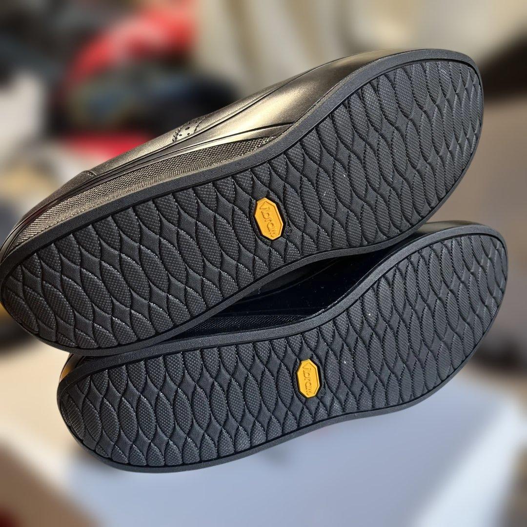 未使用　MBT OXFORD WING TIP BLACK 25.7cm 革靴