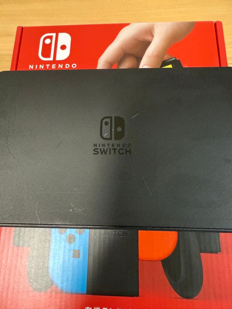 Nintendo Switch 有機ELモデル 赤/青 完品　ゲーム2本付き