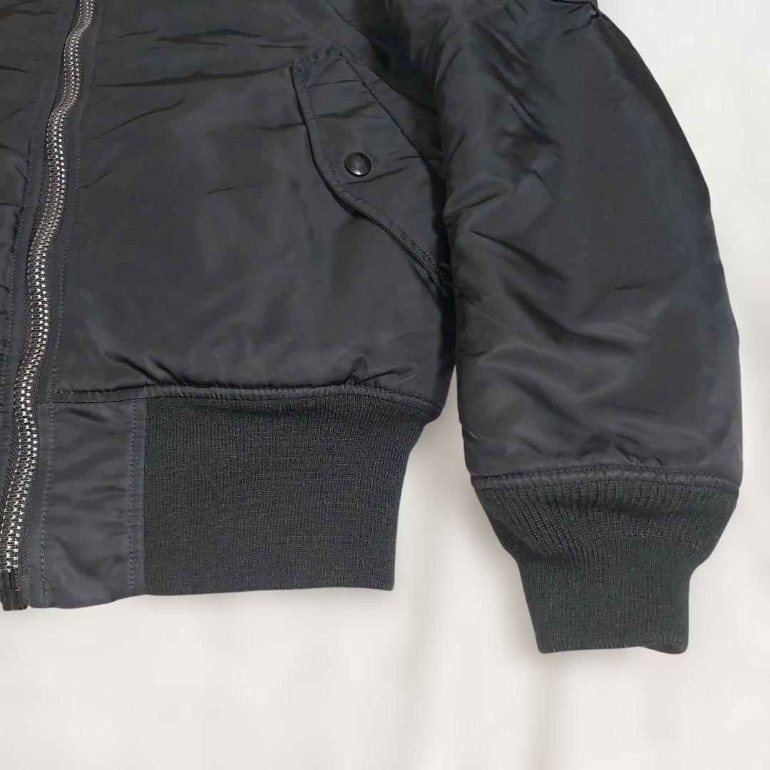 Alpha MA-1 ブラック リバーシブル ブルゾン S