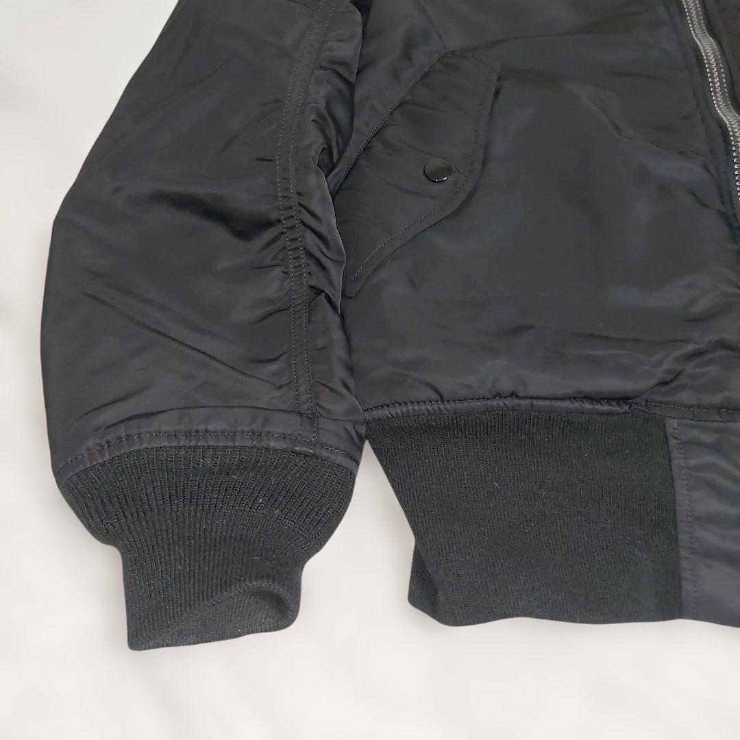 Alpha MA-1 ブラック リバーシブル ブルゾン S