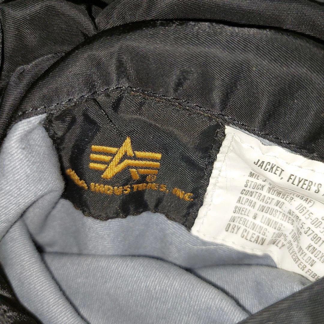 Alpha MA-1 ブラック リバーシブル ブルゾン S