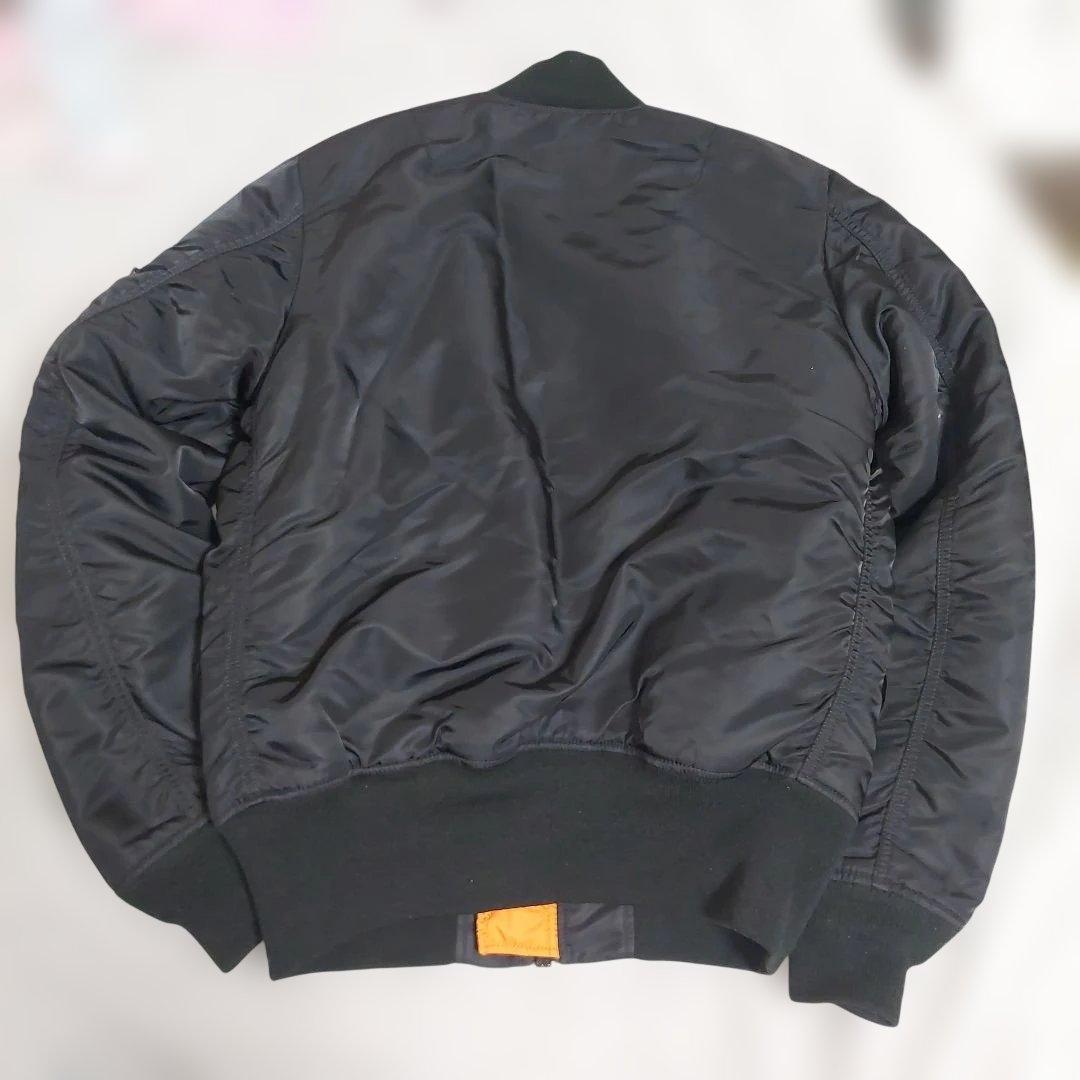 Alpha MA-1 ブラック リバーシブル ブルゾン S