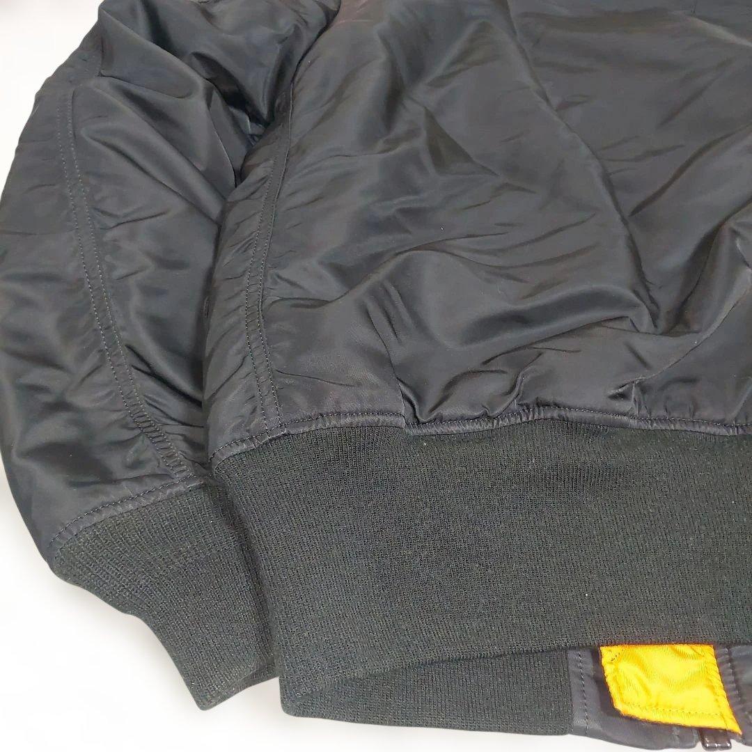 Alpha MA-1 ブラック リバーシブル ブルゾン S