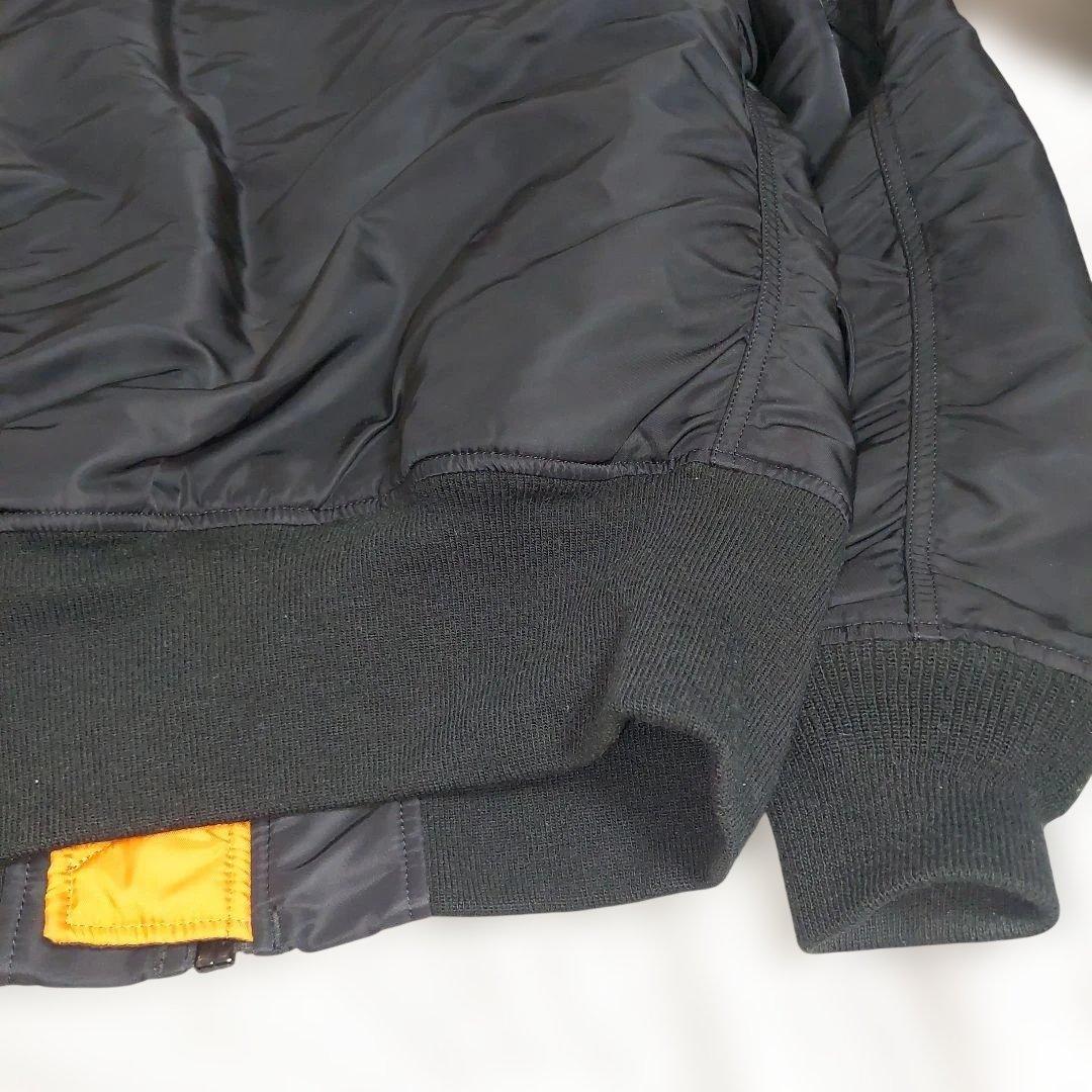 Alpha MA-1 ブラック リバーシブル ブルゾン S