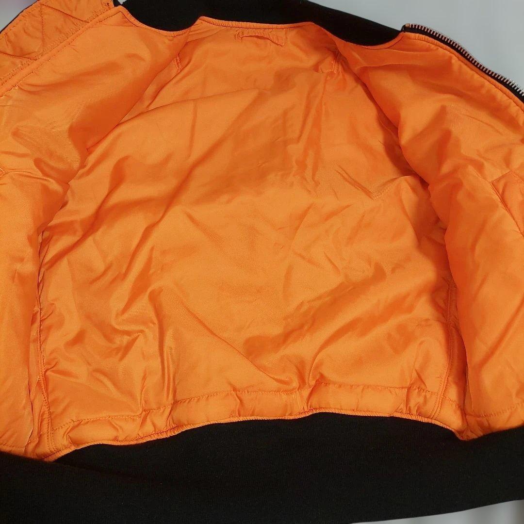 Alpha MA-1 ブラック リバーシブル ブルゾン S