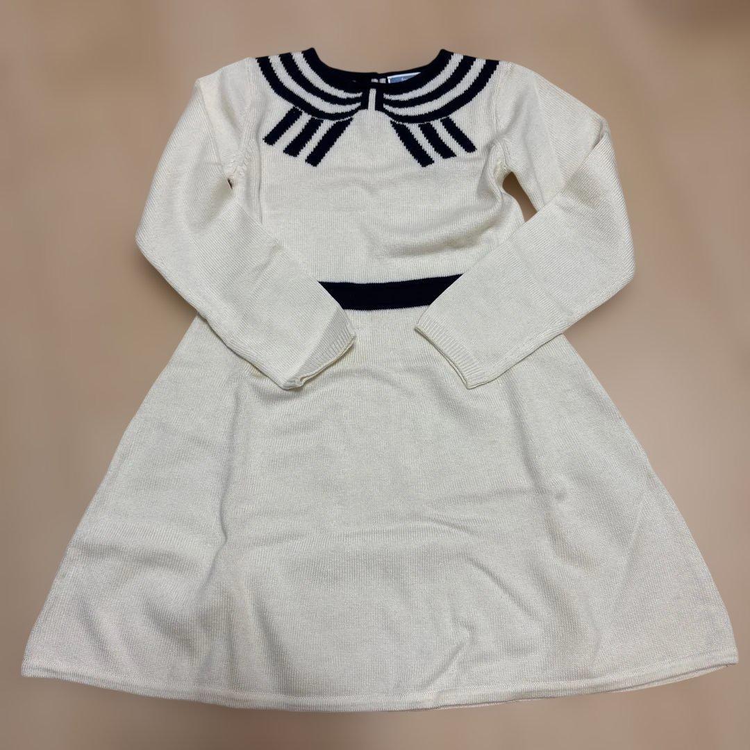 新品　jacadi ニットワンピース 8A 128 130