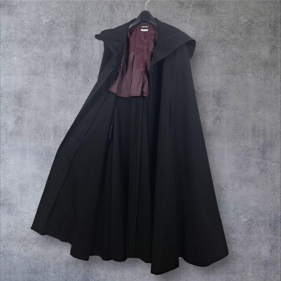 美品 uenoya 日本製　ロングマントコート