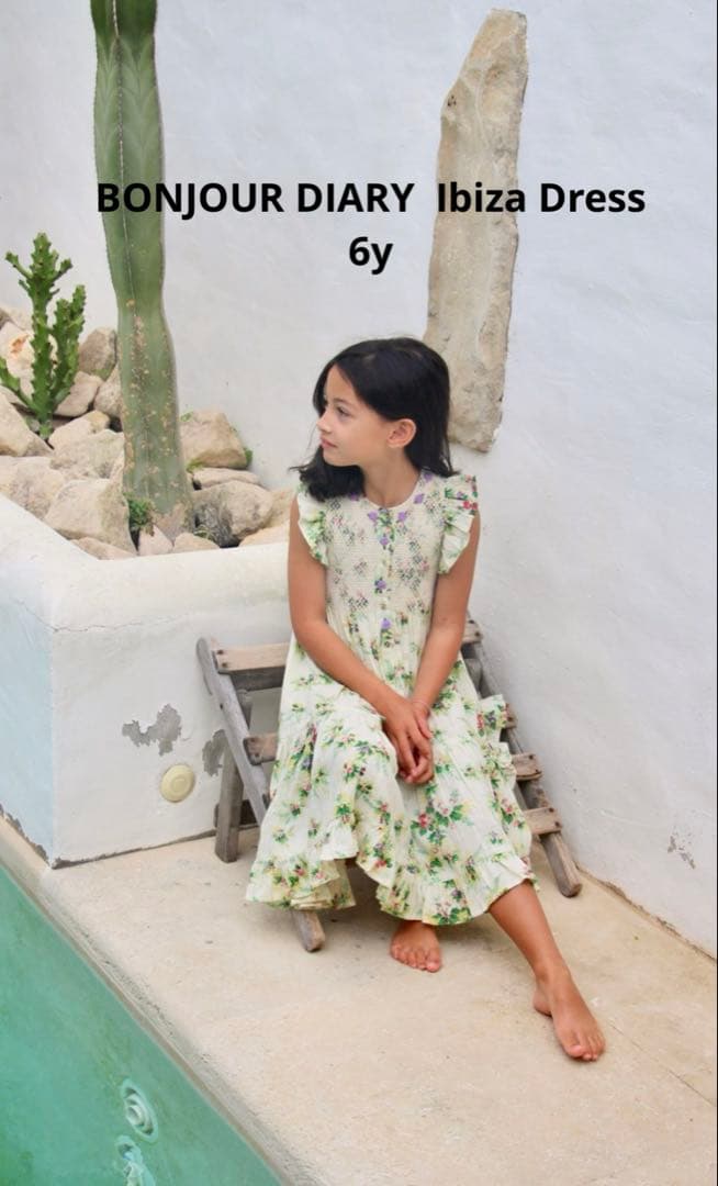 ワンピース BONJOUR DIARY Ibiza Dress 6y