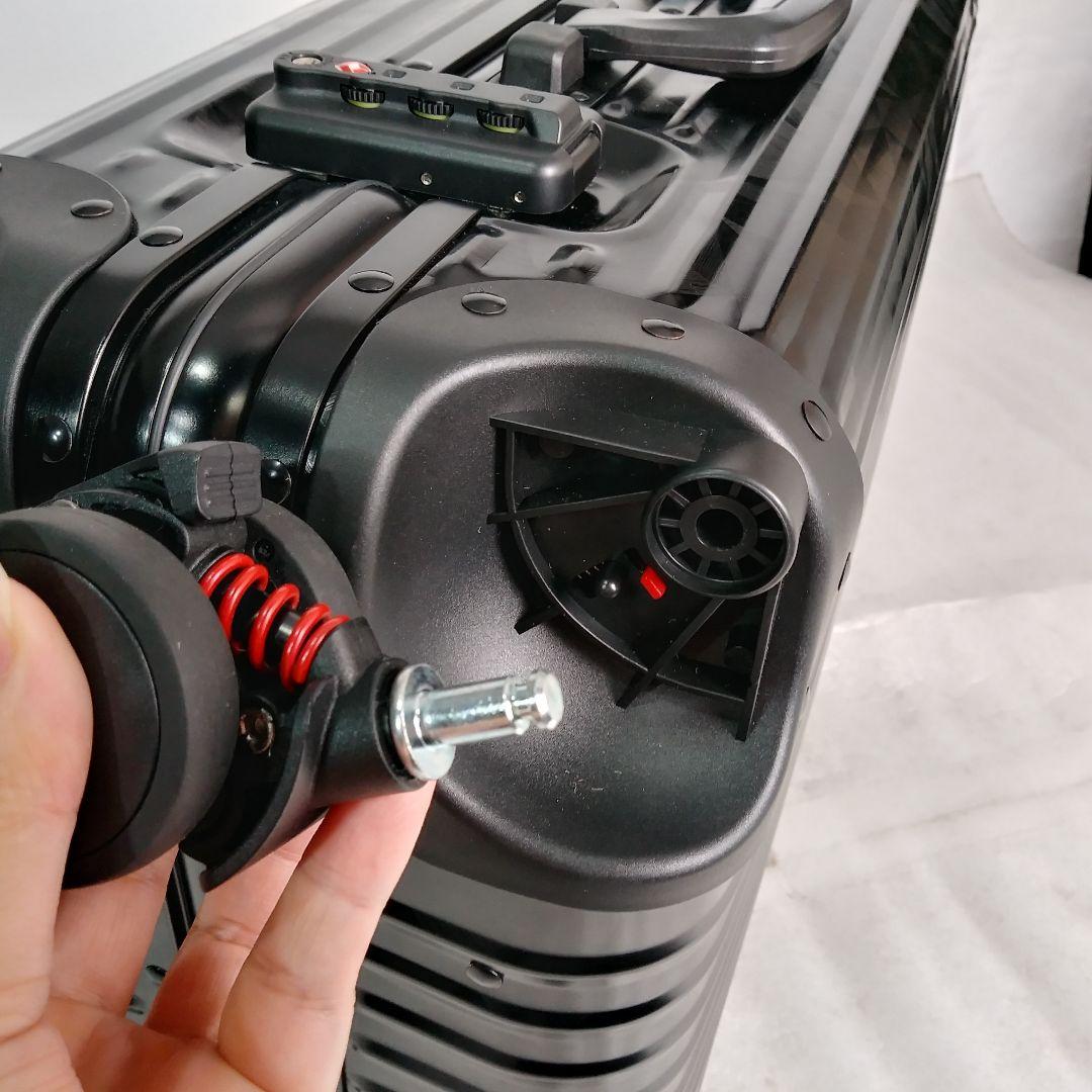 39　オールアルミ製　着脱式タイヤ　機内持ち込み　サスペンション　ストッパー