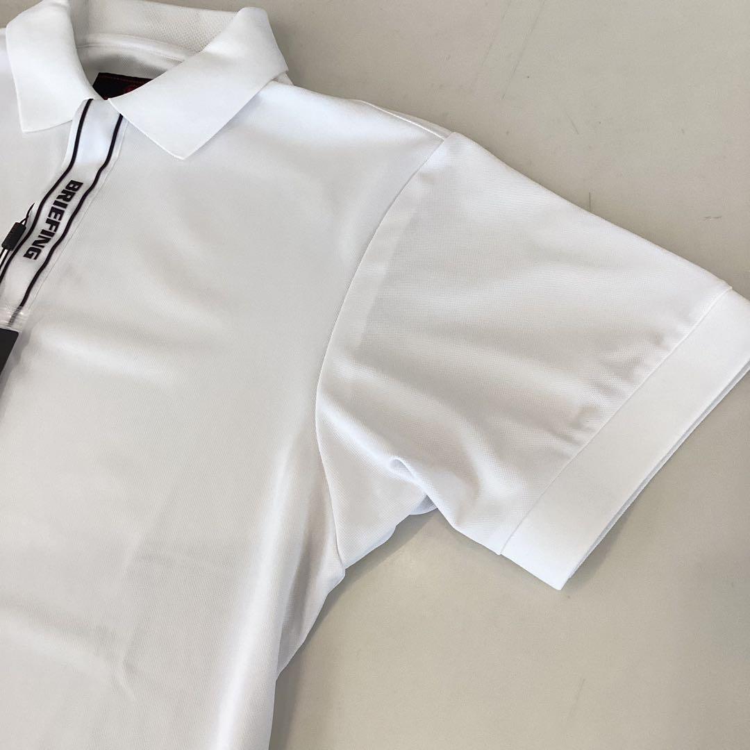 新品　BRIEFING MEN’S MINI LOGO POLO ホワイトL