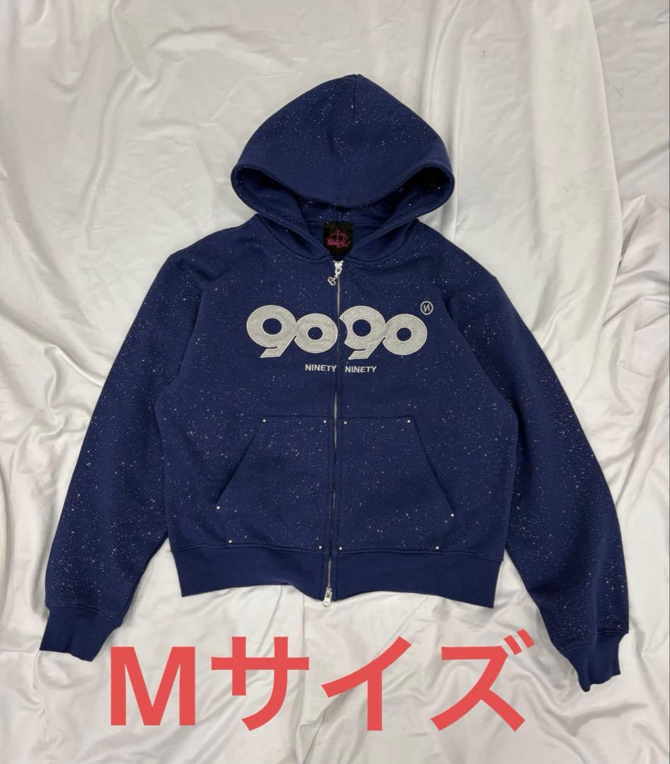 【タグ付き】OG Logo Glitter Zip Hoodie