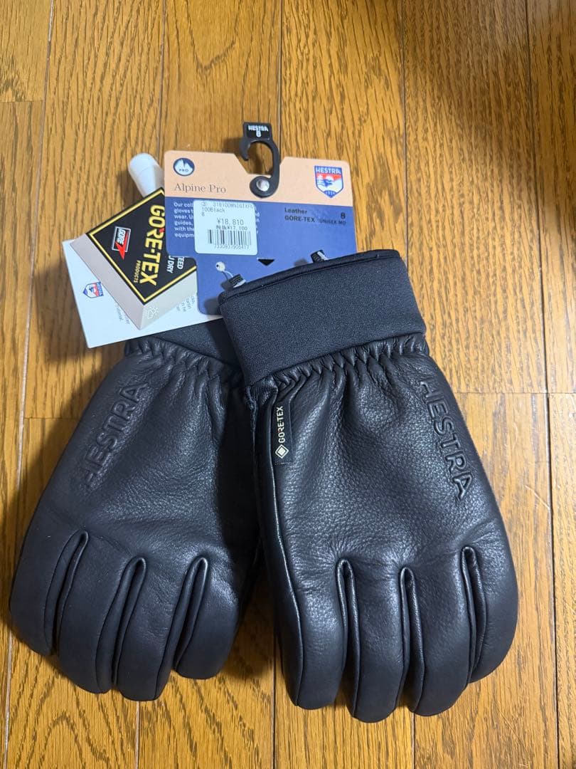 ヘストラ　手袋　Hestra Alpine Pro グローブ サイズ8 ブラック