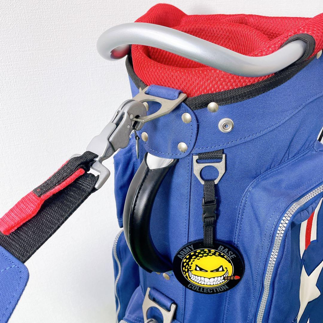 美品　アーミーベースコレクション　デニム　スタンドキャディバック　アイアンカバー