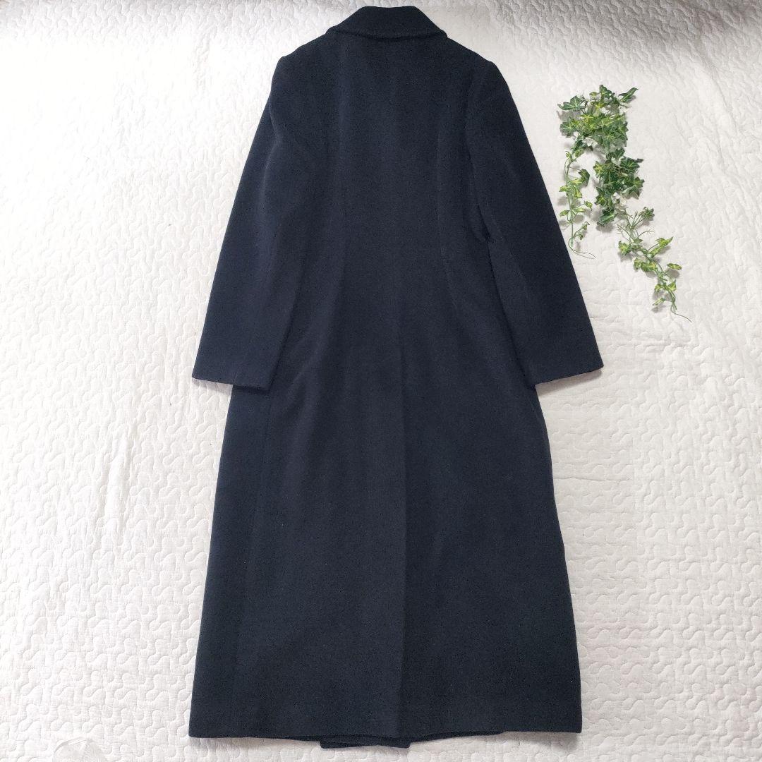 着丈122cm✨ドルチェ＆ガッバーナ　ウール×アンゴラ　ロングコート　黒　40