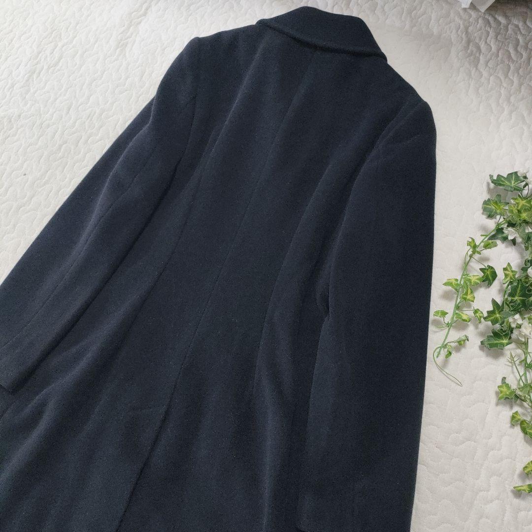 着丈122cm✨ドルチェ＆ガッバーナ　ウール×アンゴラ　ロングコート　黒　40
