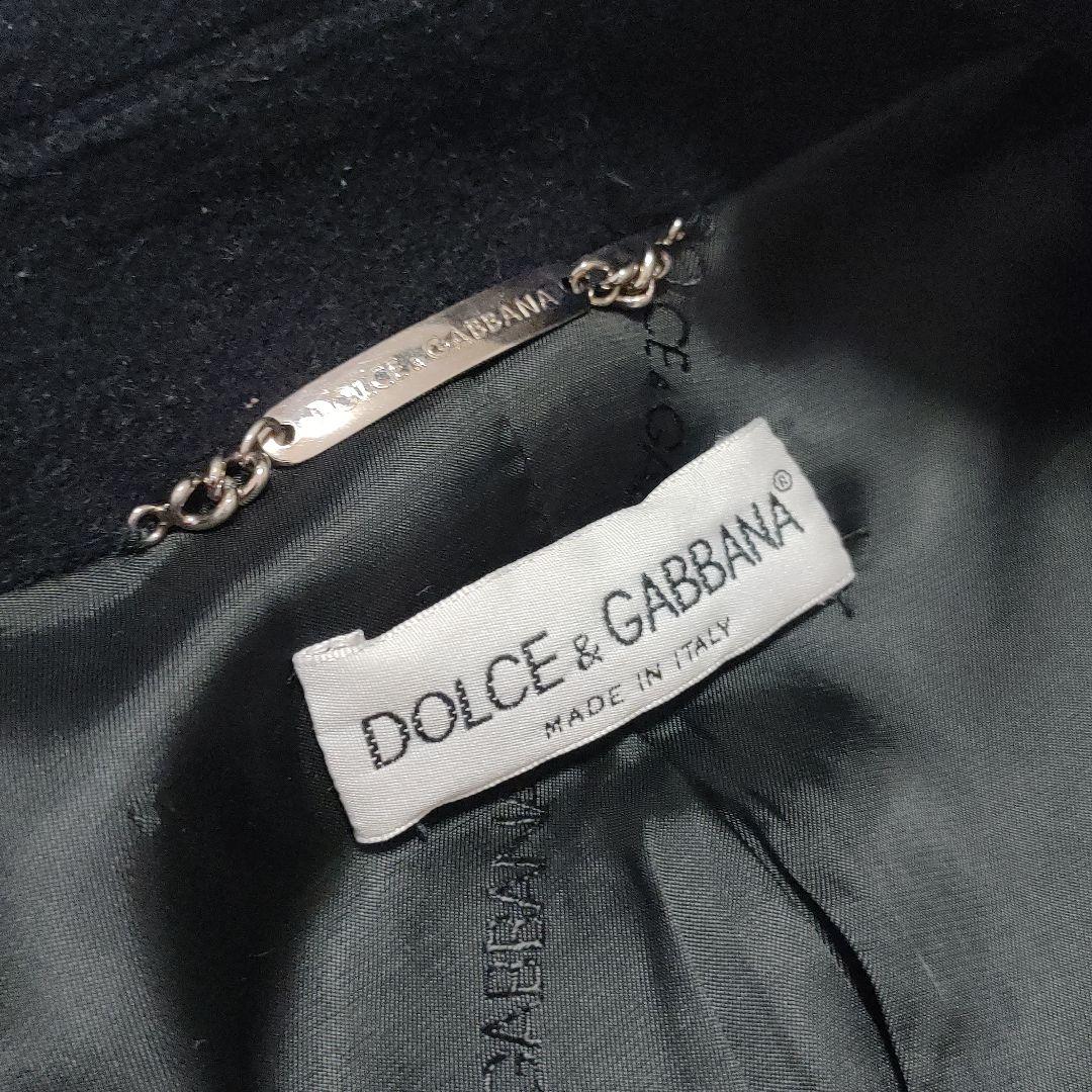 着丈122cm✨ドルチェ＆ガッバーナ　ウール×アンゴラ　ロングコート　黒　40