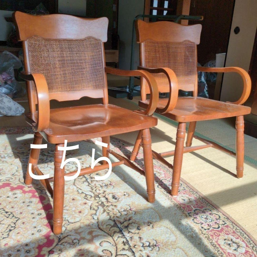 ②値下げ 早いもの勝ち★柏木工 ダイニングチェア 昭和 レトロ リビングチェア