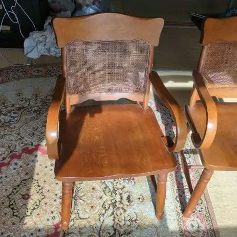 ②値下げ 早いもの勝ち★柏木工 ダイニングチェア 昭和 レトロ リビングチェア