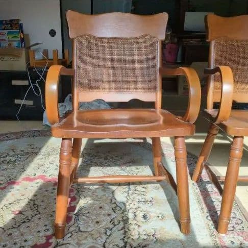 ②値下げ 早いもの勝ち★柏木工 ダイニングチェア 昭和 レトロ リビングチェア