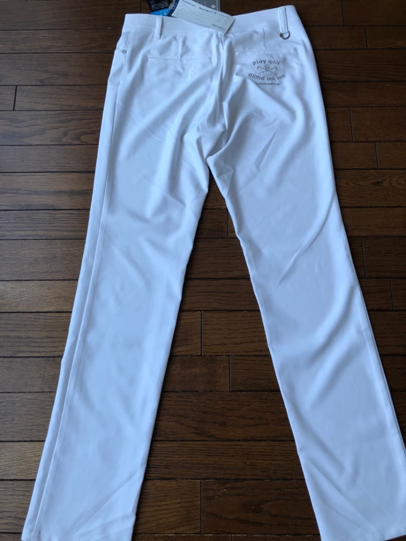 新品 L マンシングウェア ゴルフパンツ　春夏　ホワイト