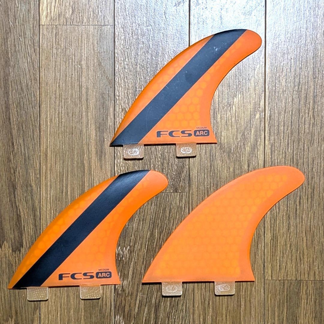 新品FCS ARC M トライ ＋クアッドリアFCSⅡ対応セット付５フィン