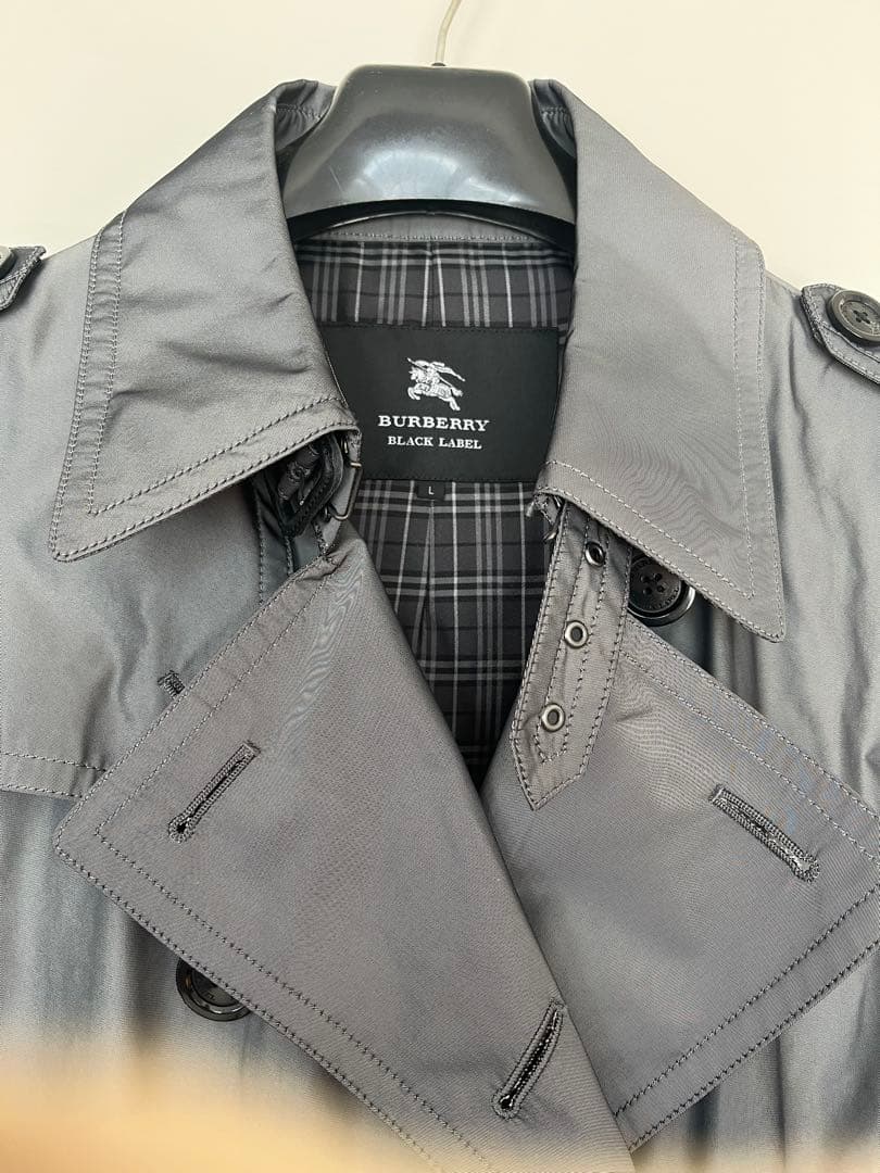 BURBERRY BLACK LABEL トレンチコート グレー
