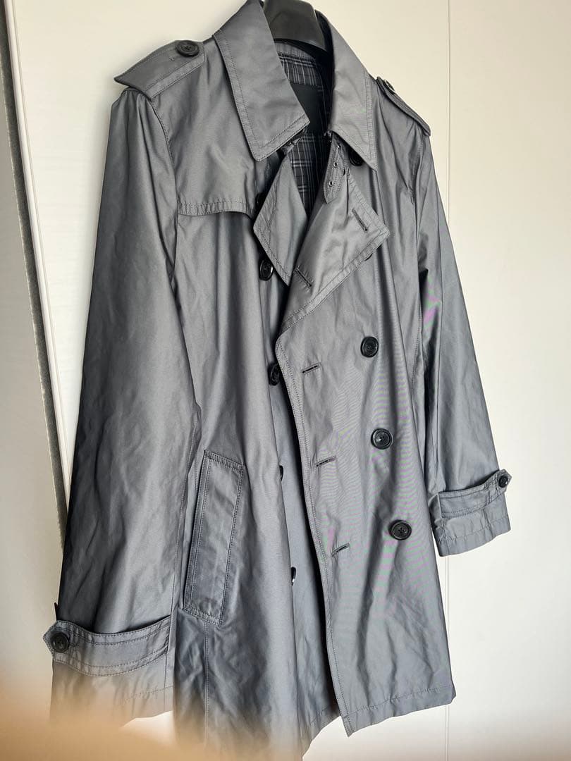 BURBERRY BLACK LABEL トレンチコート グレー