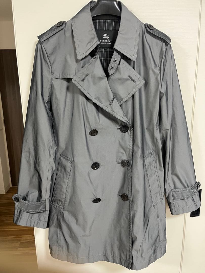 BURBERRY BLACK LABEL トレンチコート グレー