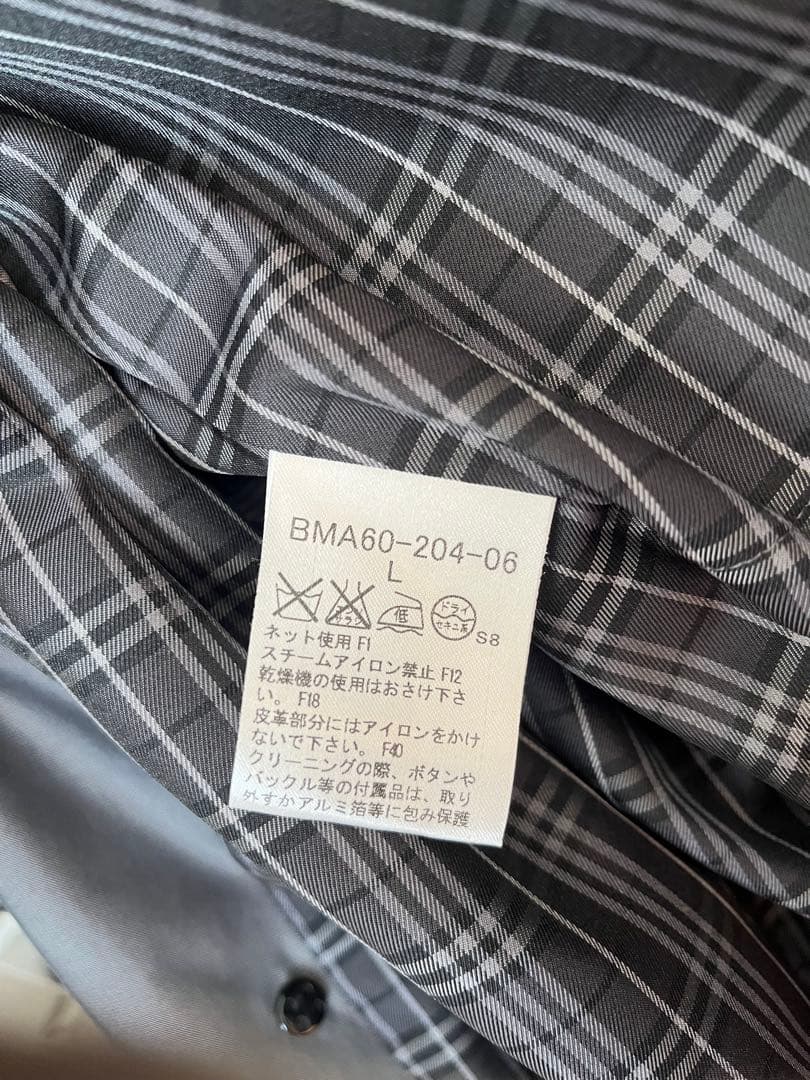 BURBERRY BLACK LABEL トレンチコート グレー