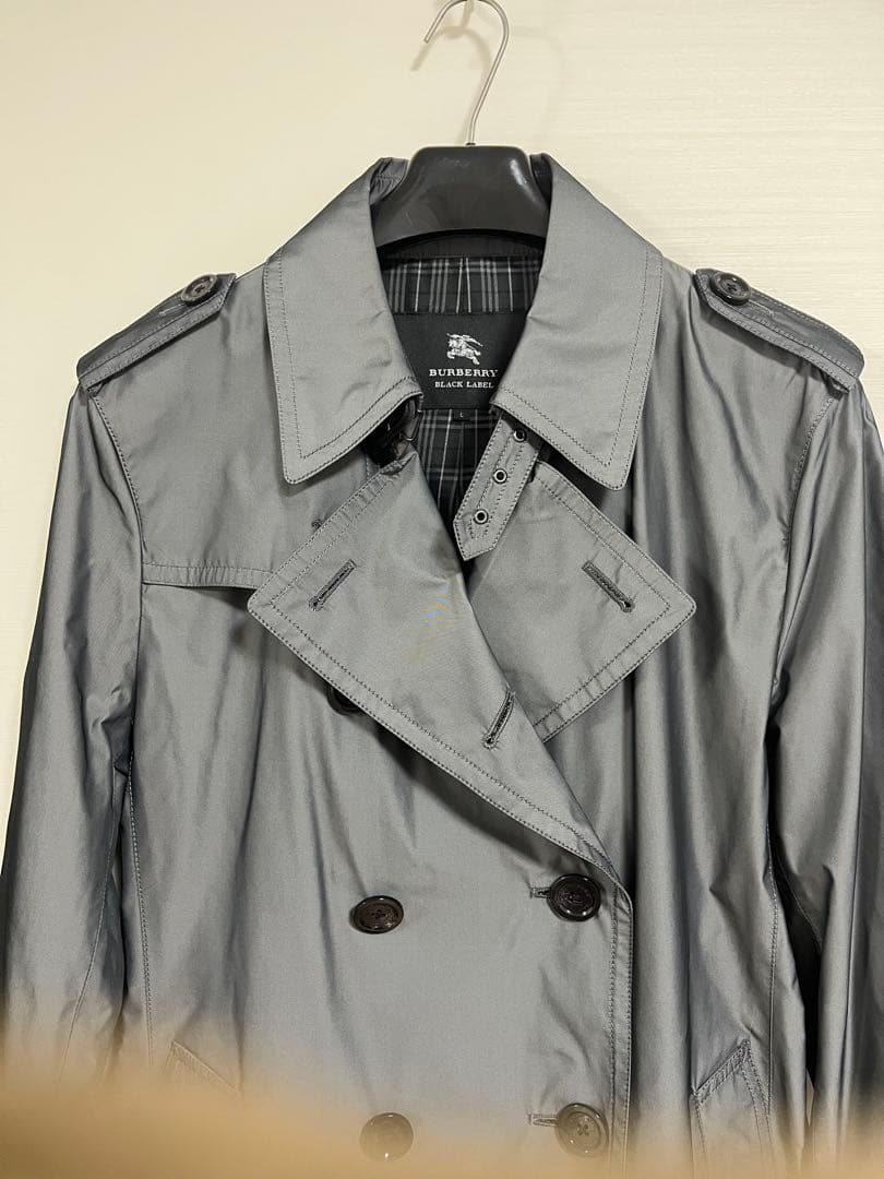 BURBERRY BLACK LABEL トレンチコート グレー