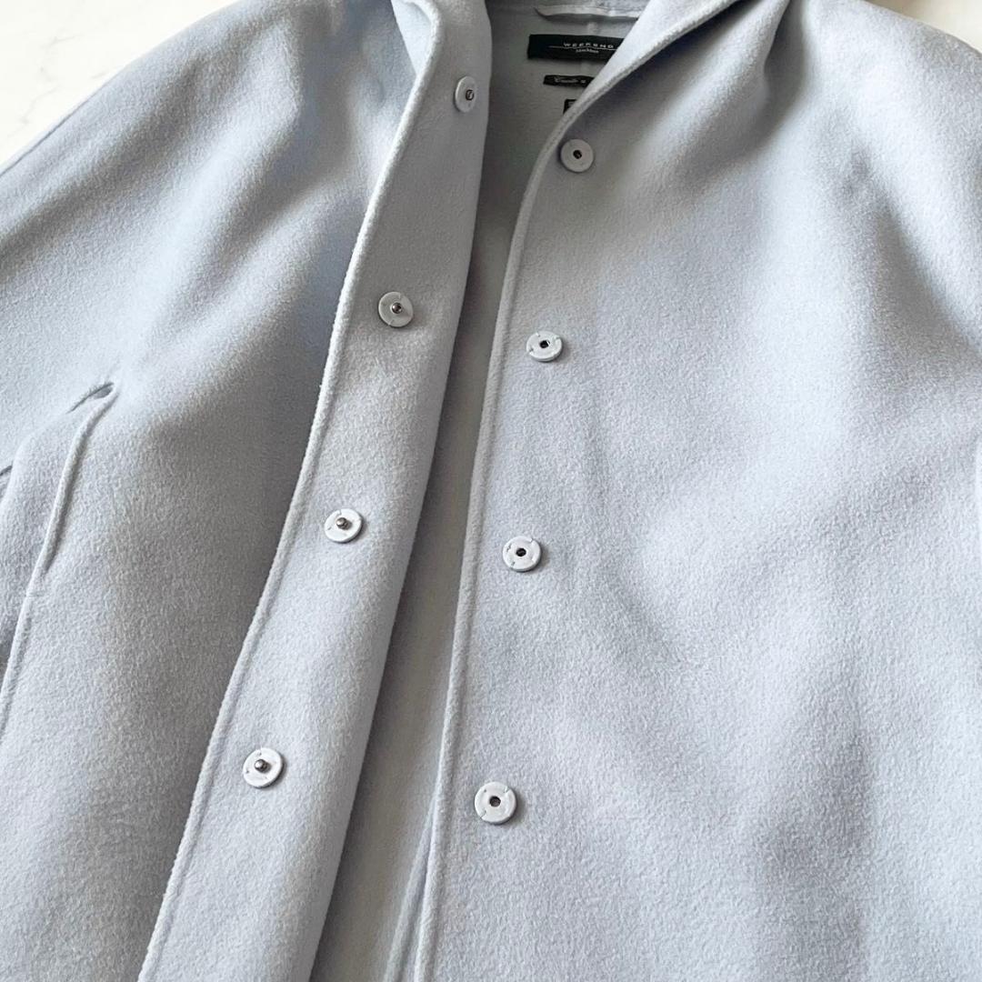 マックスマーラ クチートアマーノ ダブルフェイス コート 水色 38 Mサイズ