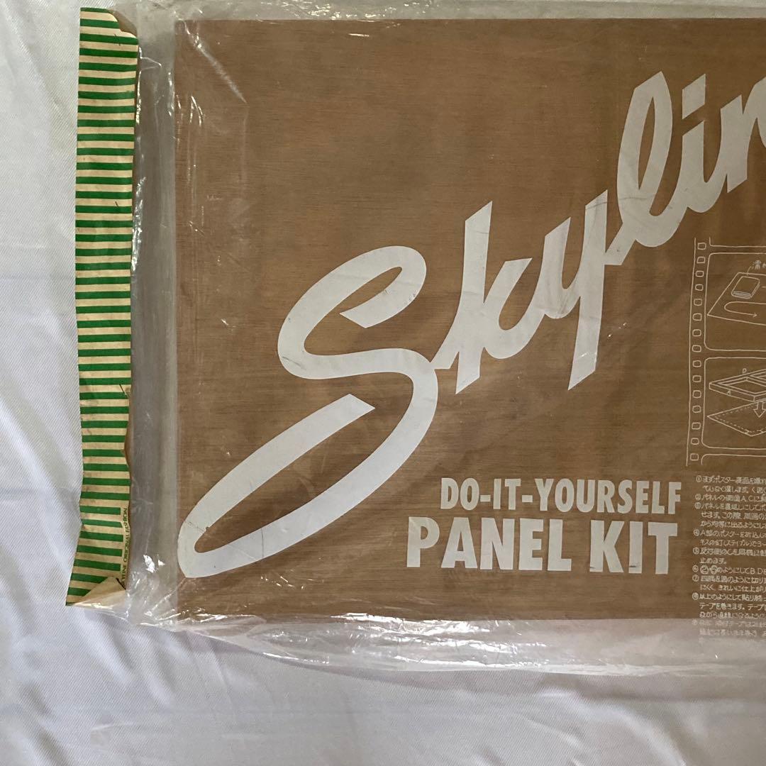 日産スカイライン、ハコスカS20 ポスター4枚、製作用パネル1枚セット