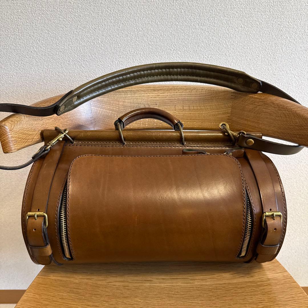 （8/11まで値下げ）　ヘルツ　ドラム型　2way ショルダーバッグ（A-89）