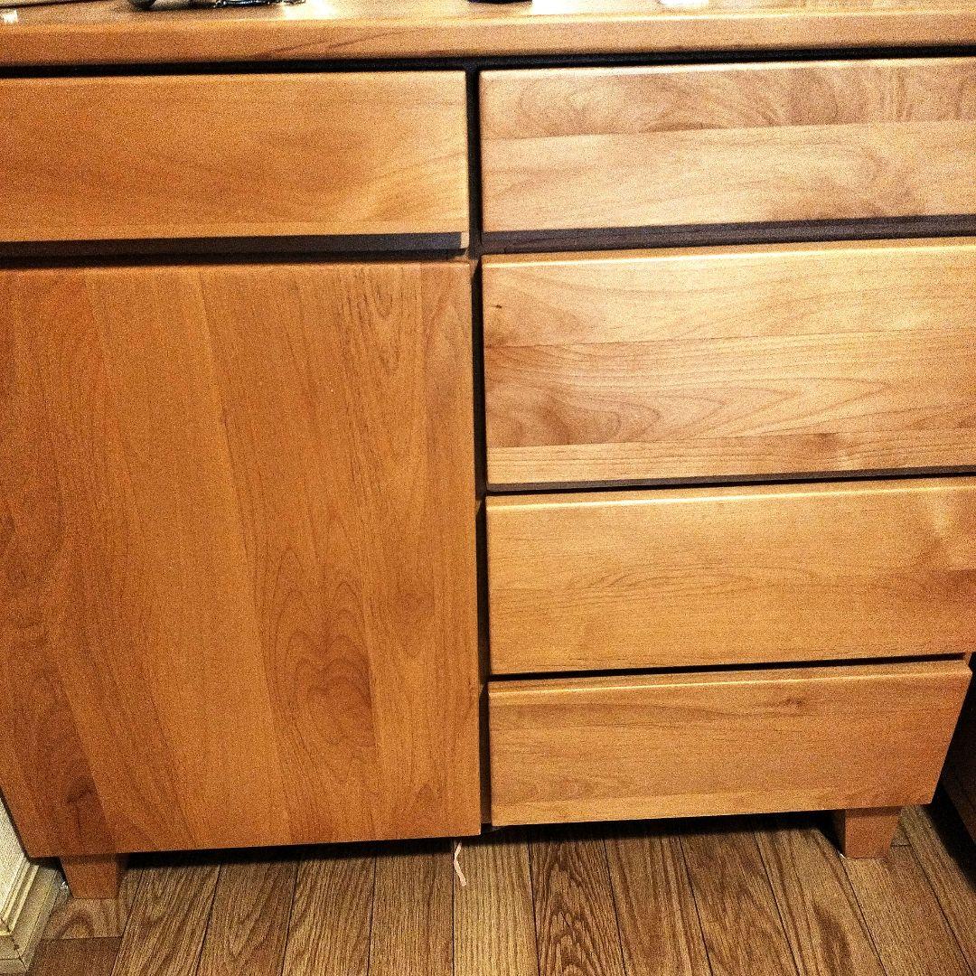 シンプルキャビネット 80cm 　 収納棚