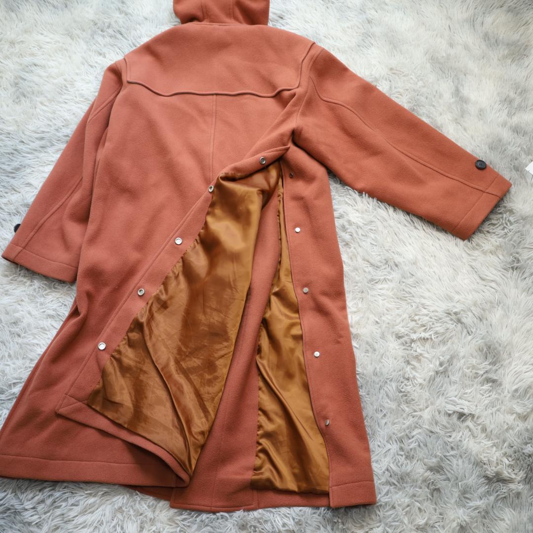 メゾンスペシャルピュアウールダブルクロスメルトンプライムオーバーダッフルコート