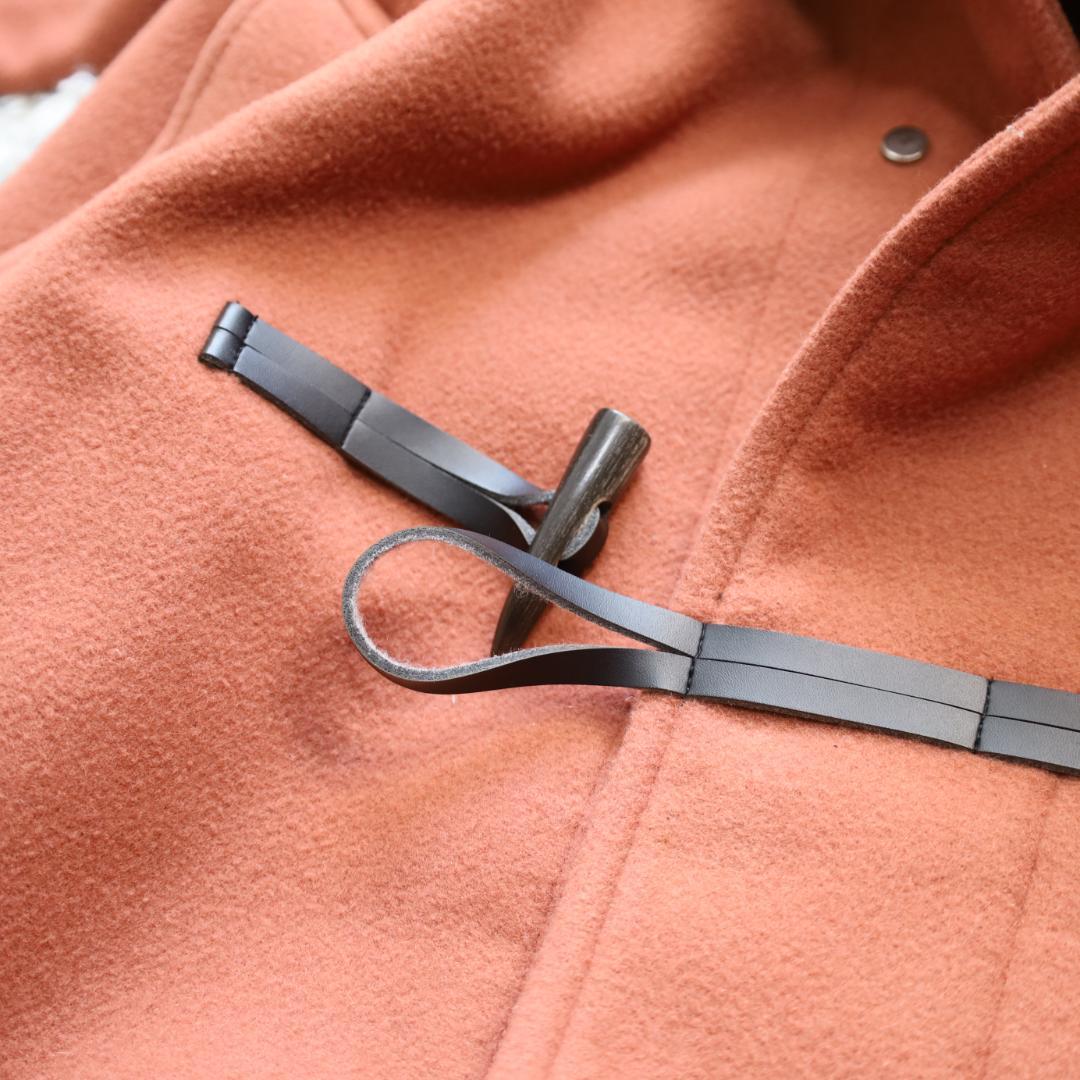 メゾンスペシャルピュアウールダブルクロスメルトンプライムオーバーダッフルコート