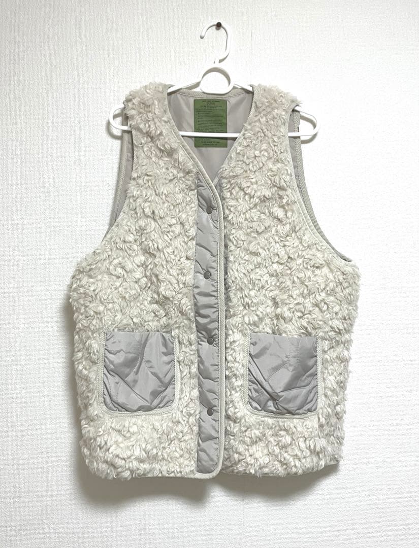 【美品】niko and... アソートファーベスト アイボリー L 完売品