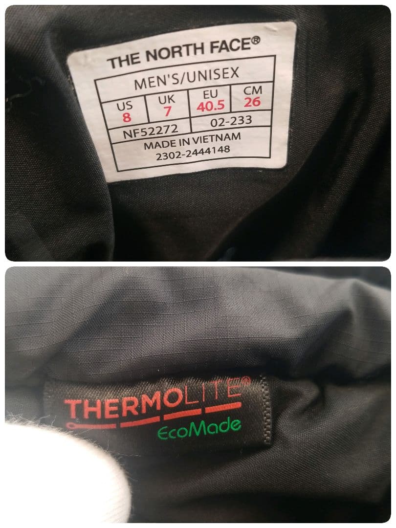 【美品】THENORTHFACE ノースフェイス ヌプシ　スノーブーツ　26cm