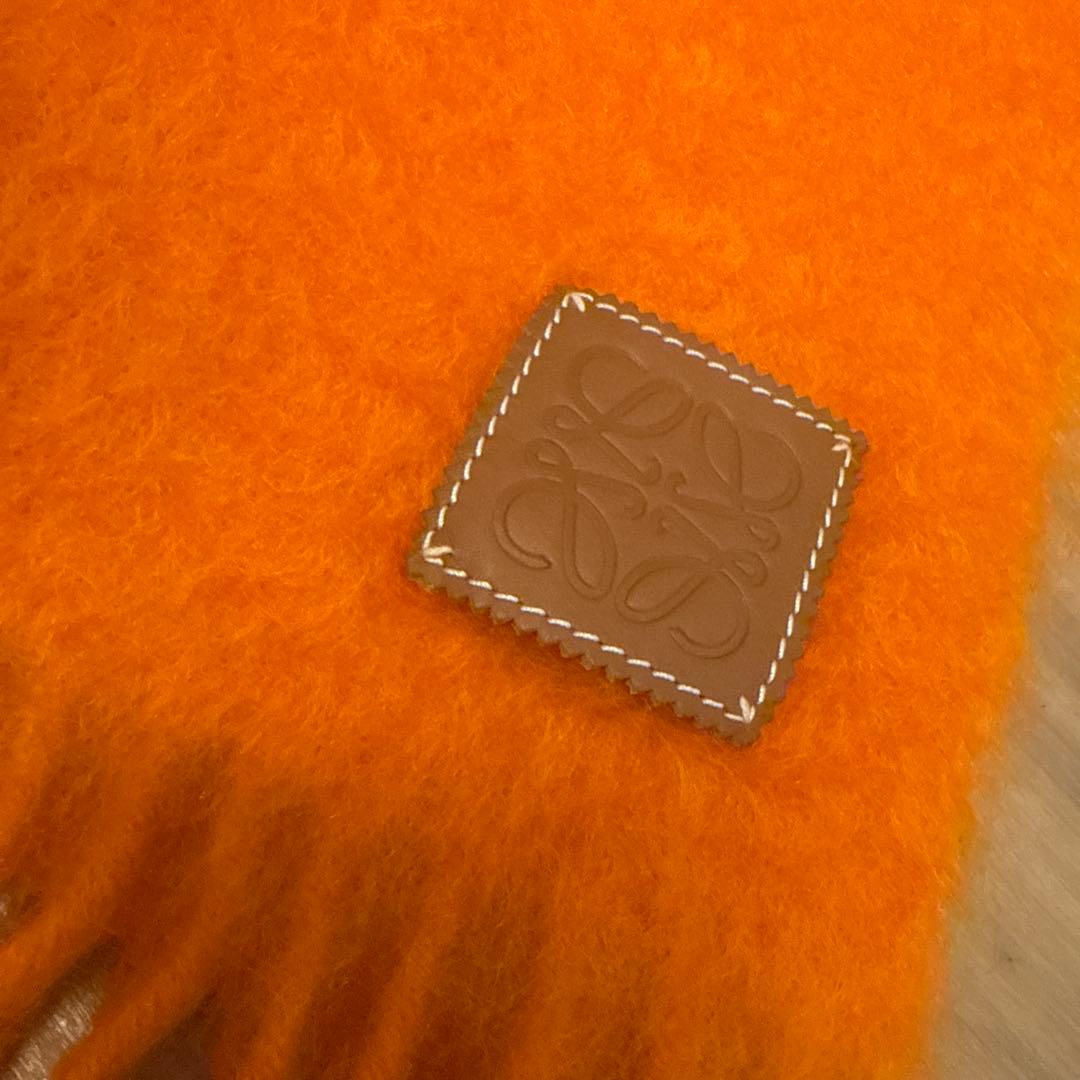 LOEWE ロエベ　マフラー　未使用　オレンジ