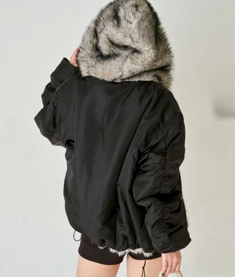 who's who gallery ブルゾン リバーシブルファー フーズフー