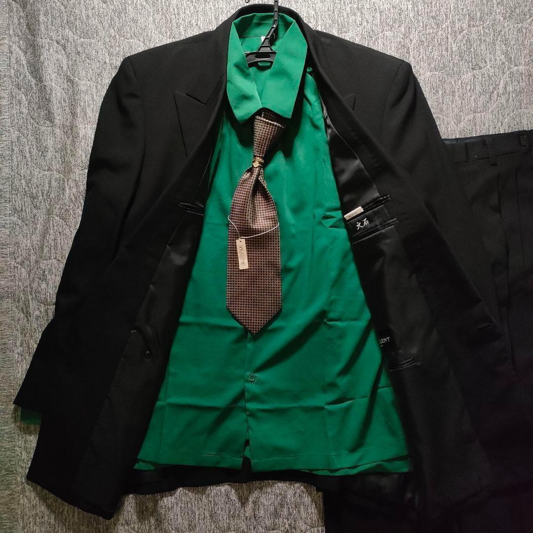 90s ヴィンテージスーツ ダブル セットアップ 5点セット ボックスシルエット