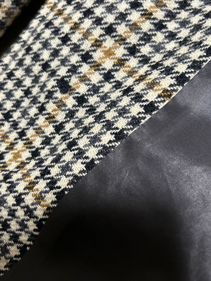 【CUSHA TWEED】 BURBERRYS 【英国製 ステンカラーコート