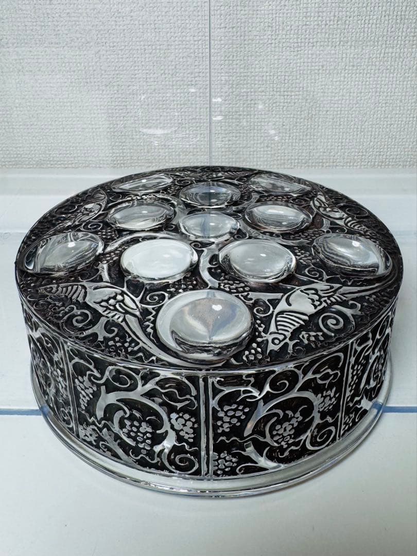 ラリック LALIQUE ロジェ パチネ 小物入れ オブジェ クリスタル✨