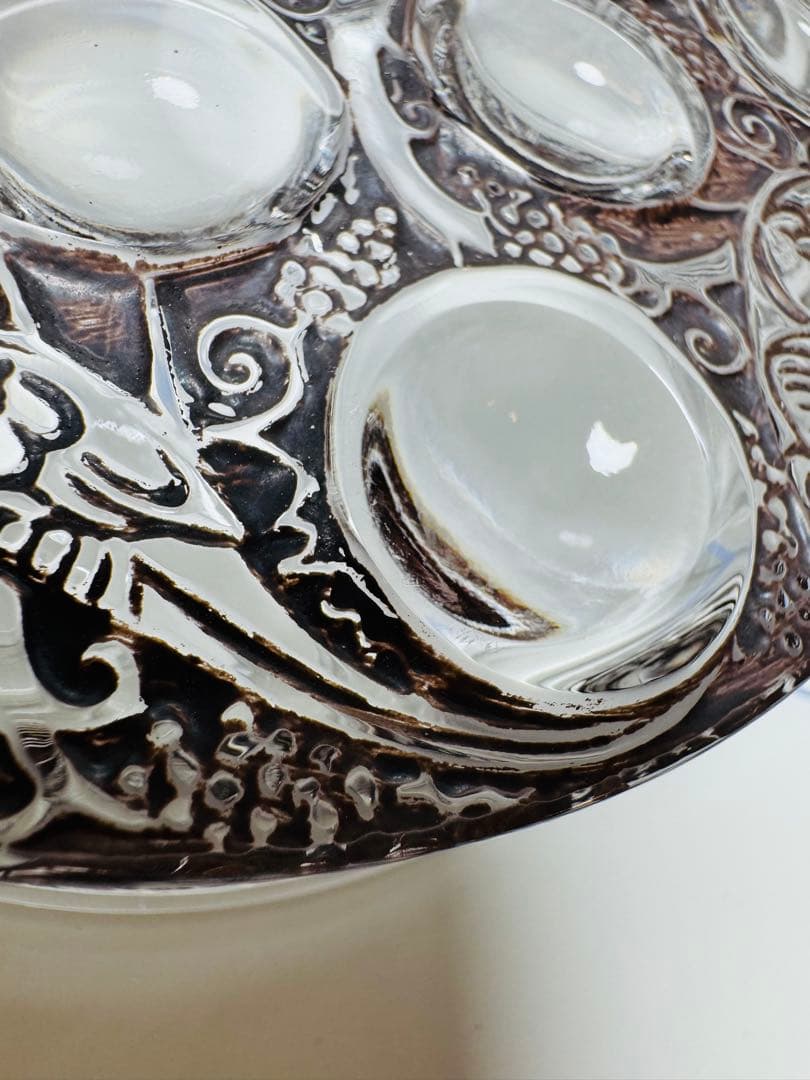 ラリック LALIQUE ロジェ パチネ 小物入れ オブジェ クリスタル✨