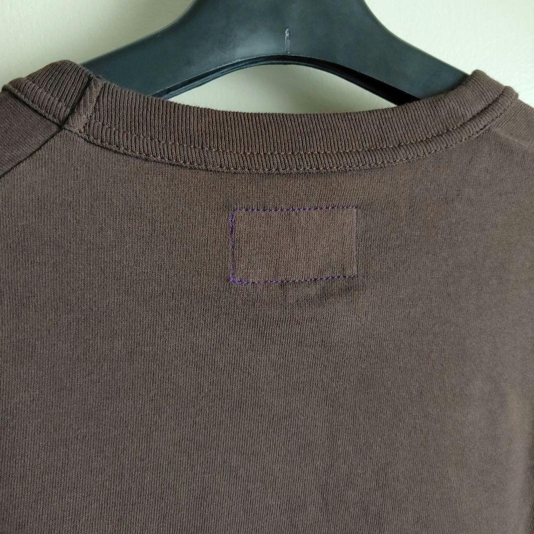 パープルレーベル　ポケットTシャツ　N25FT063　ブラウン　L　新品②