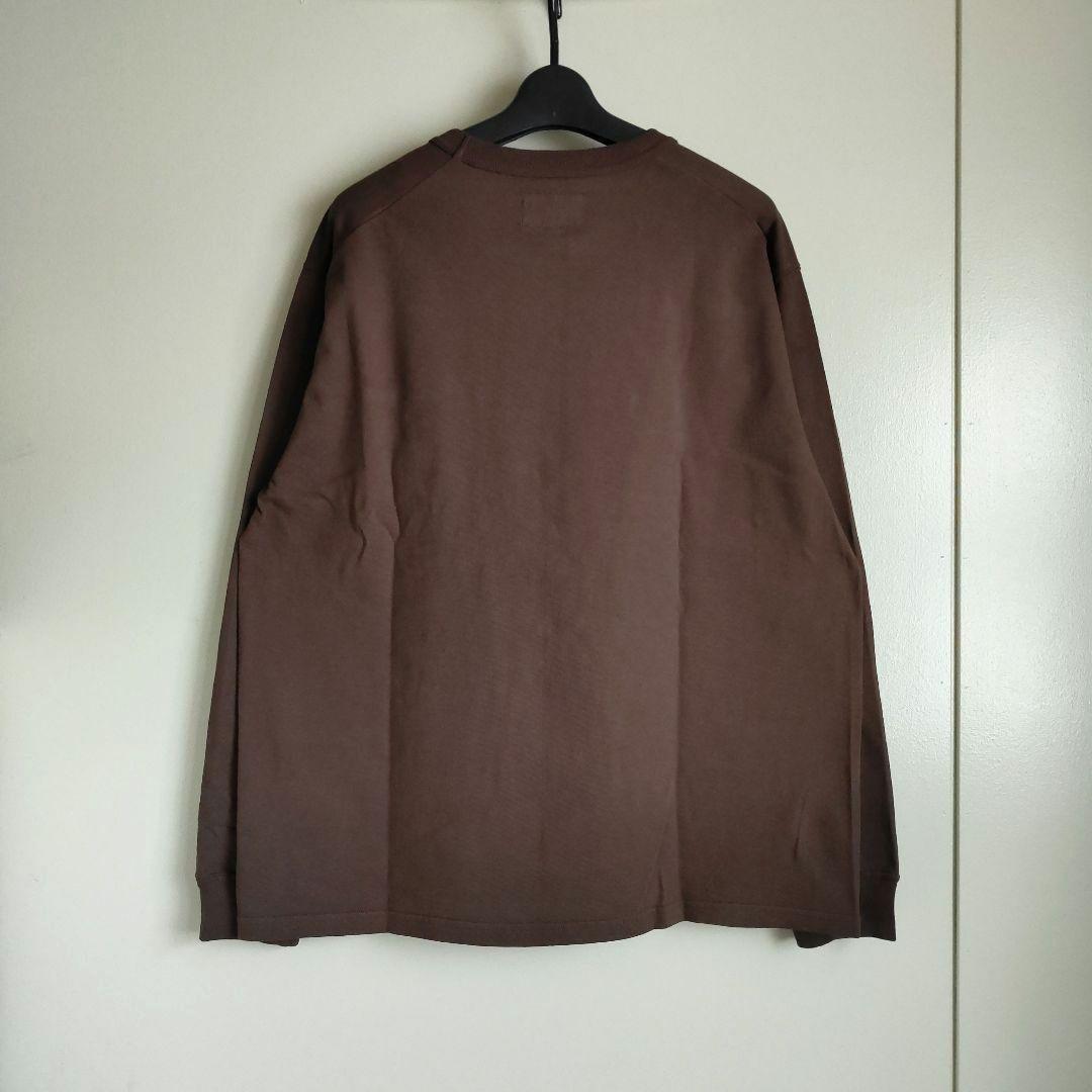 パープルレーベル　ポケットTシャツ　N25FT063　ブラウン　L　新品②