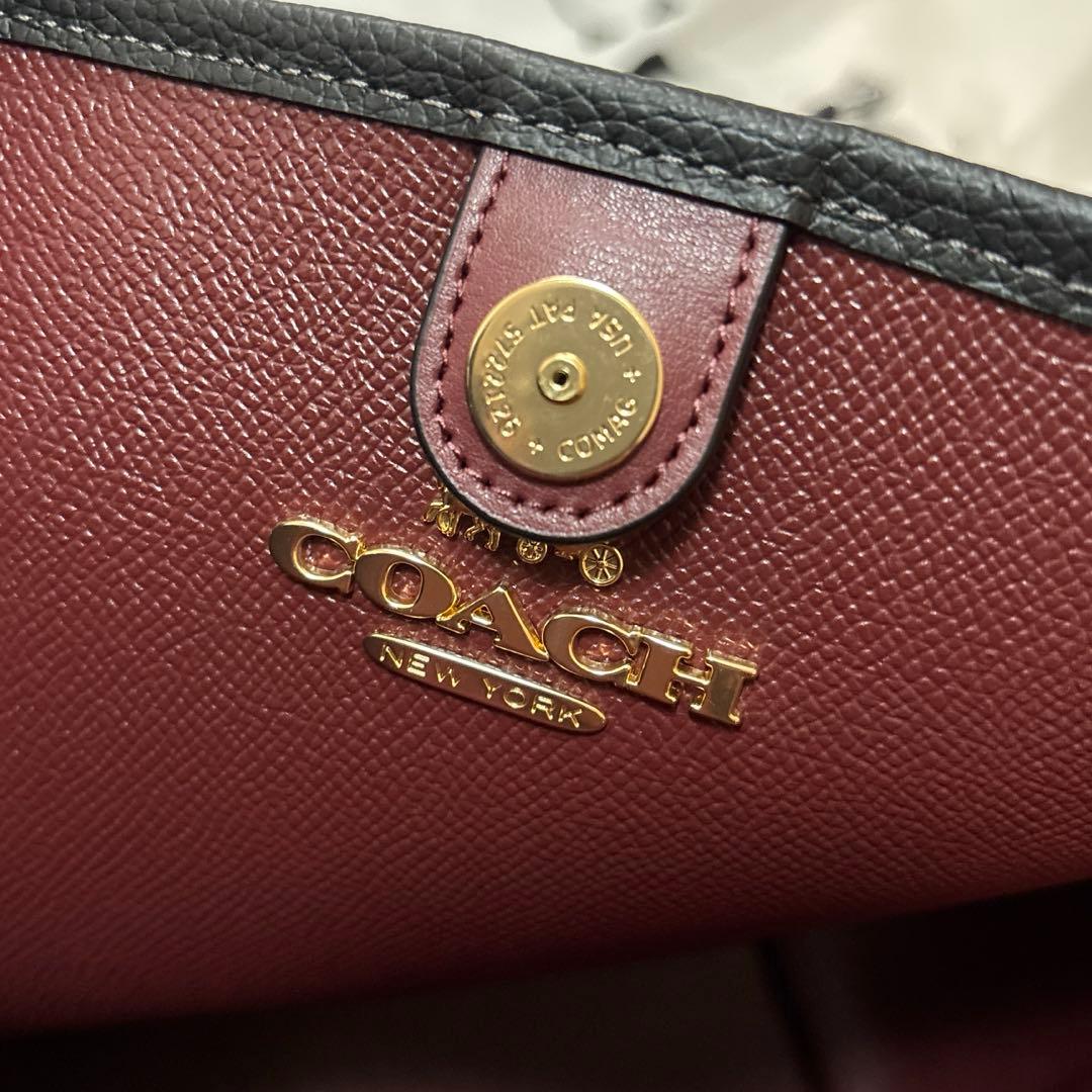 COACH ブラック シティ ラージバケットバッグ 品番 CT803 IMRF2