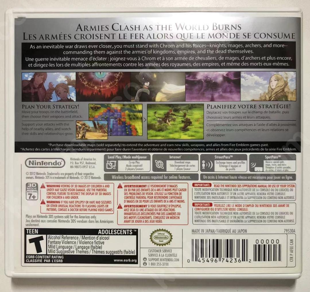 Fire Emblem Awakening【中古・3DS北米版】