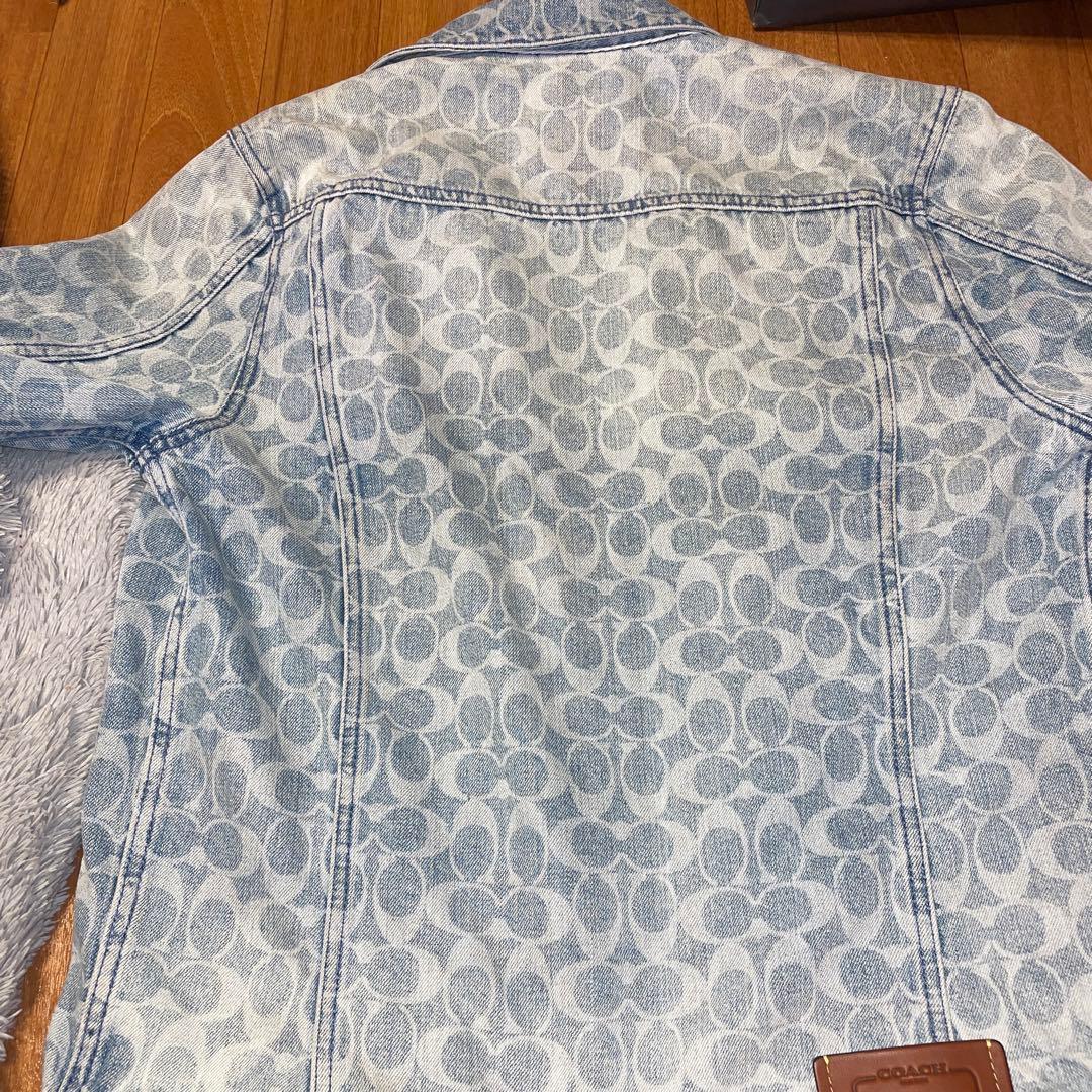 COACH ロゴプリント デニムジャケット